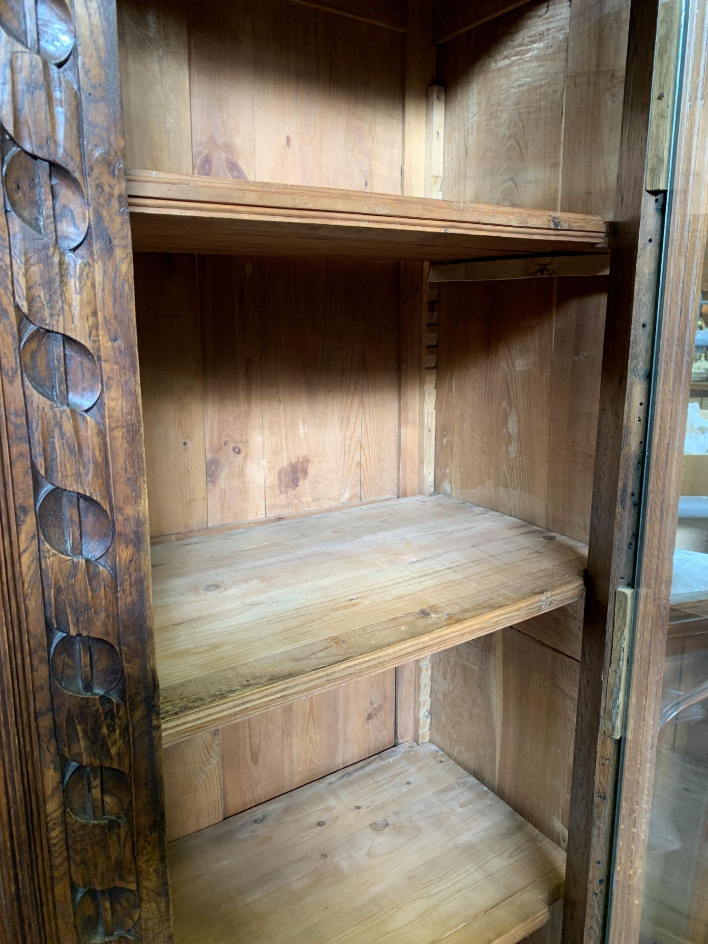 French oak armoire - Image 6 of 8