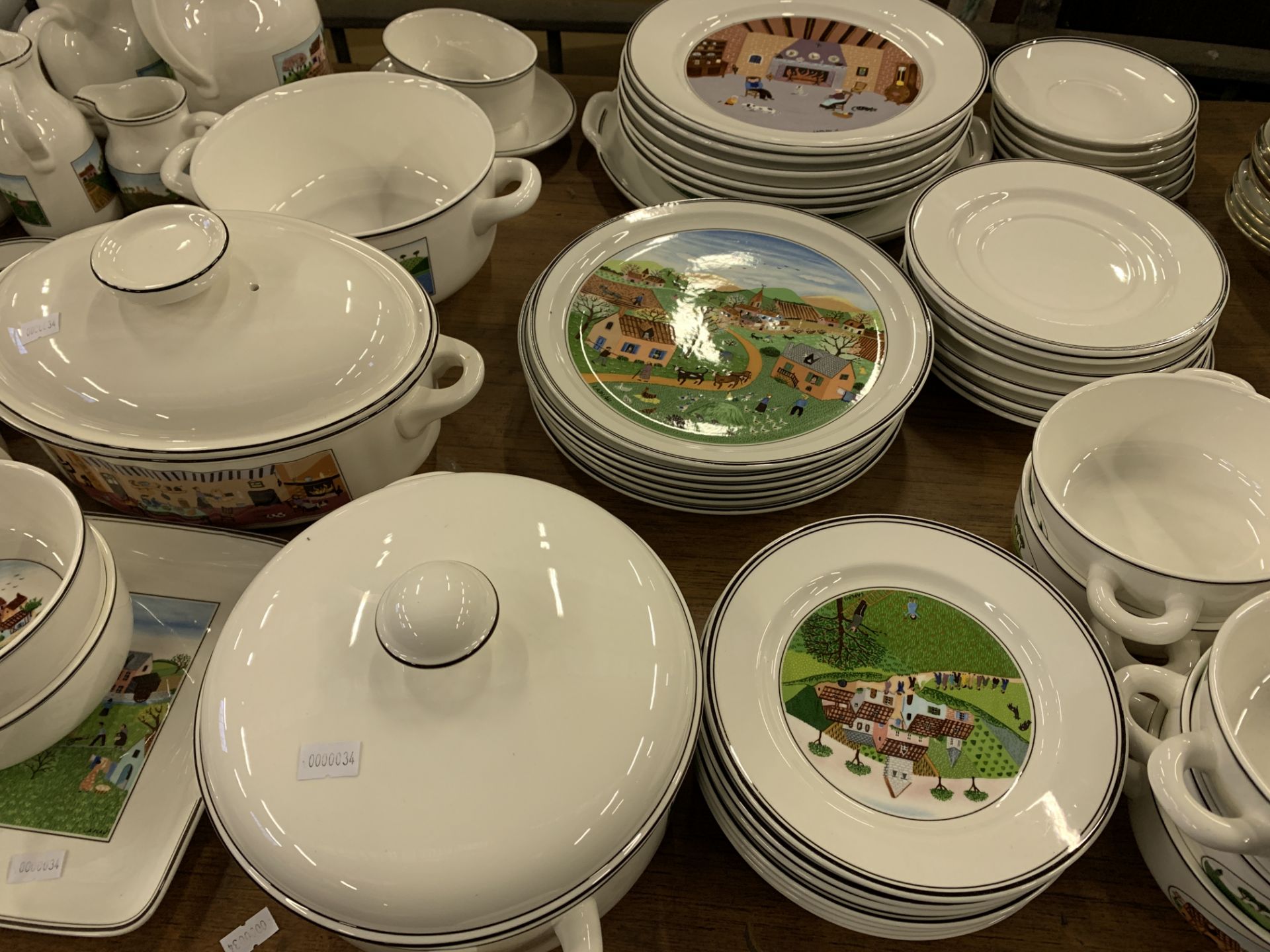 Quantity of Villeroy & Boch "Design Naif" tableware - Image 3 of 7