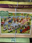 Eight vintage children's jigsaw puzzles