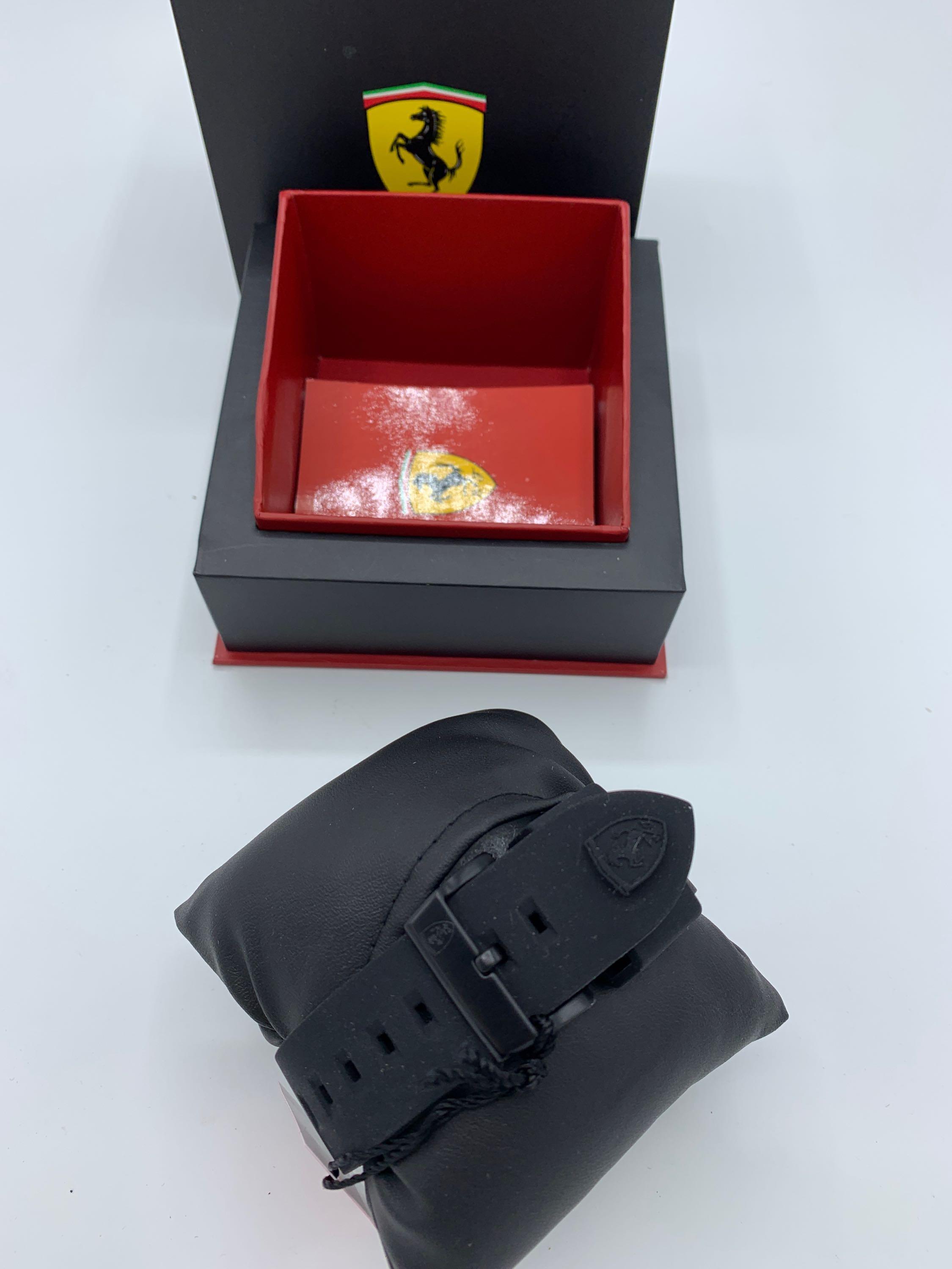 Scuderia Ferrari black faced watch and strap - Image 3 of 3