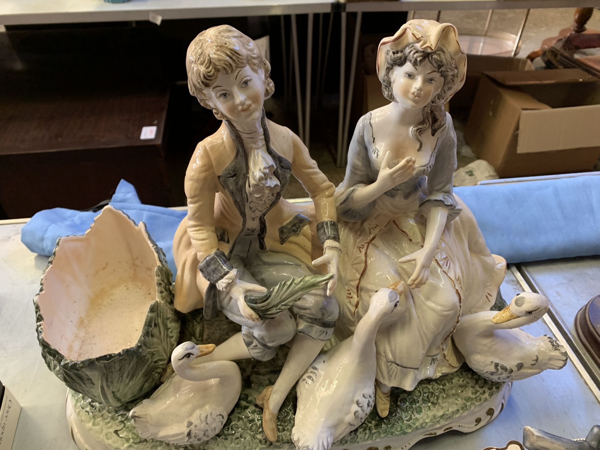 Three Capodimonte figures and a Leonardo Collection figure - Image 4 of 5