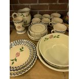 Quantity of Portuguese tableware and other assorted tableware