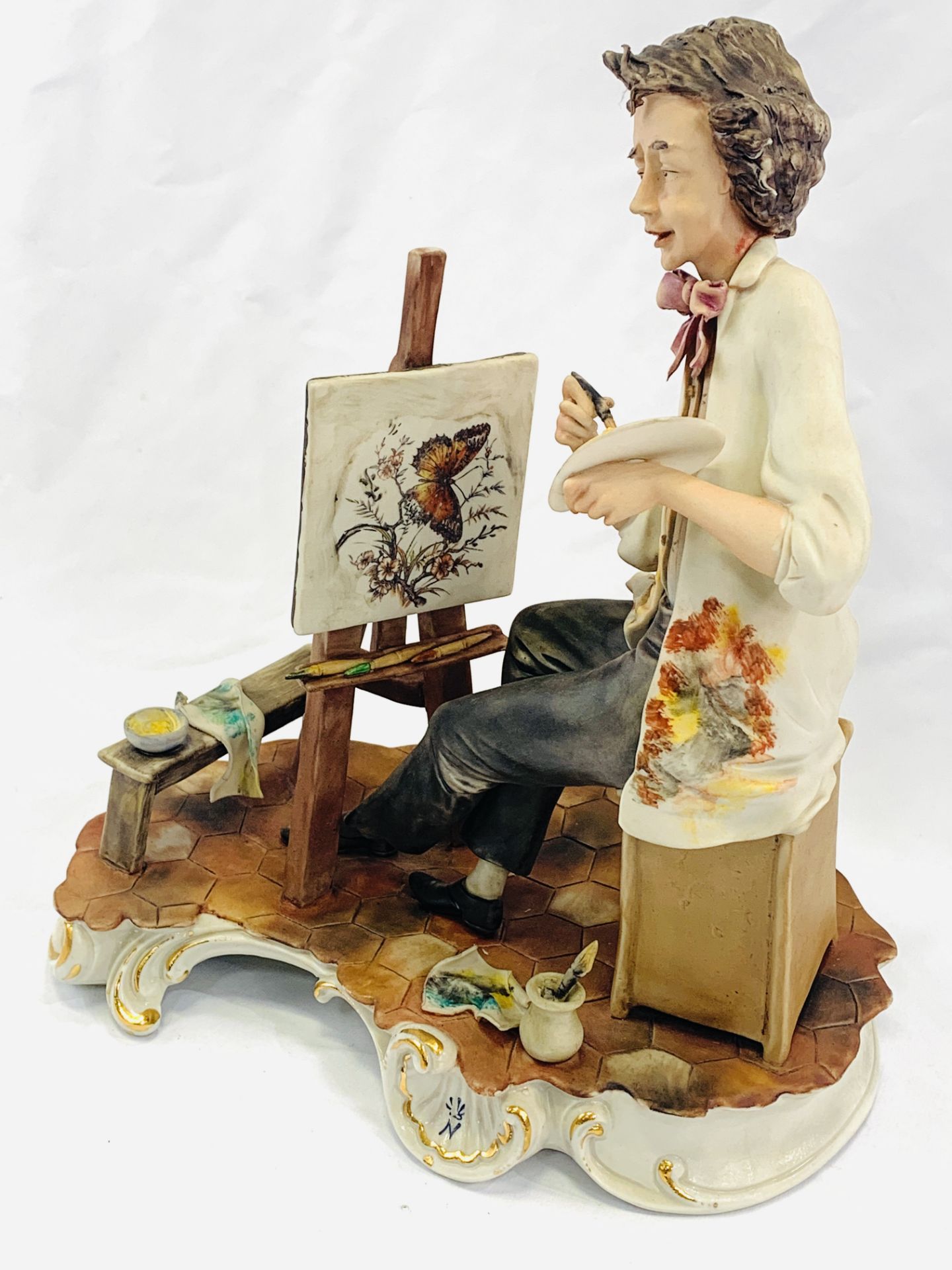 Capodimonte figure of an artist - Image 4 of 4