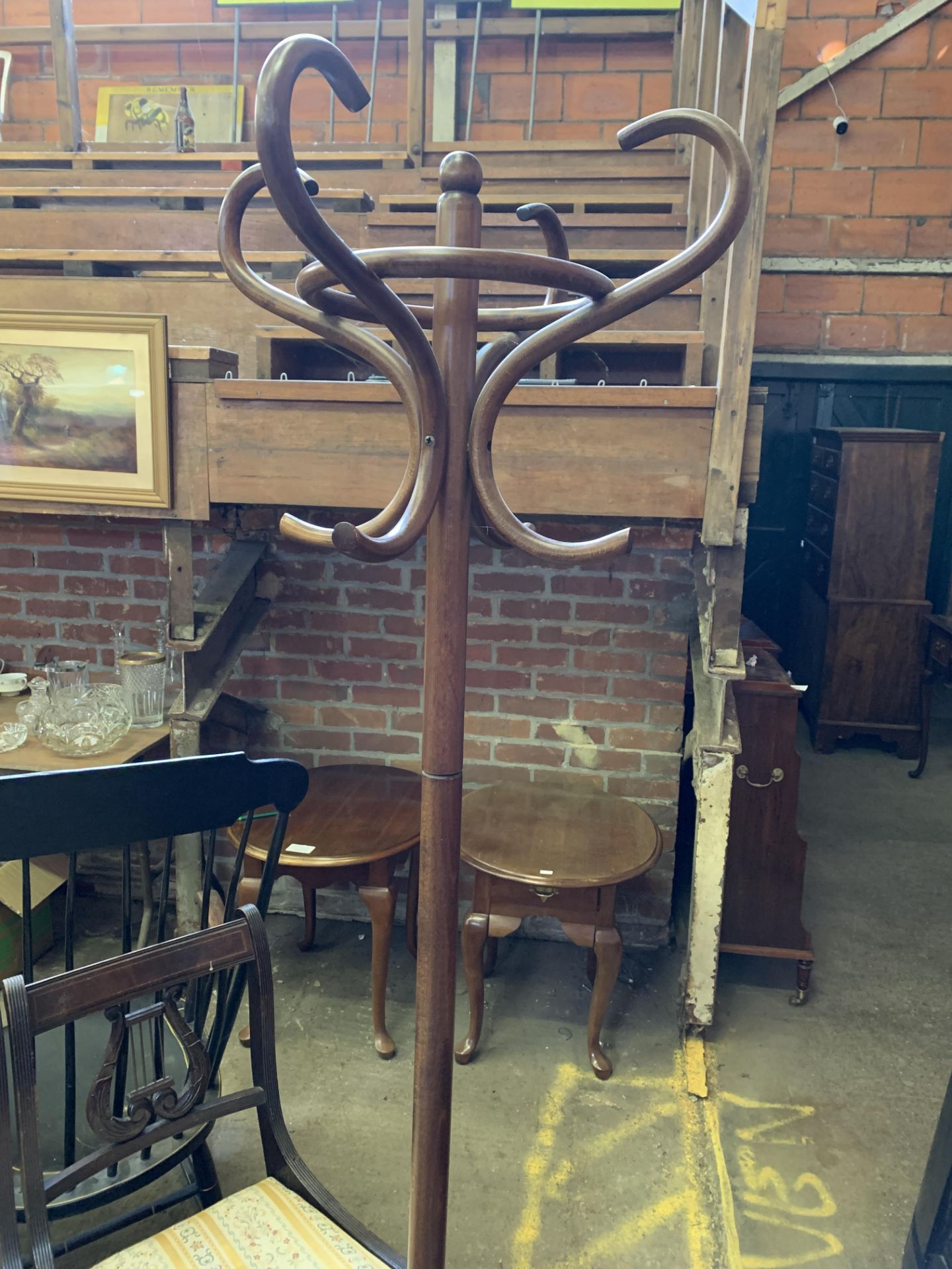 Bentwood hat and coat stand - Image 4 of 5