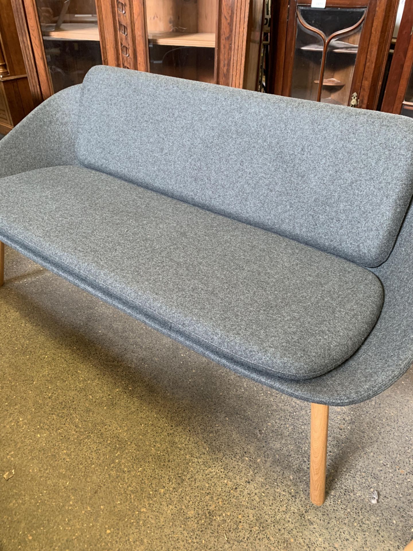 Dark grey upholstered suite, sold on the authority of Official Receiver, item carries VAT - Image 3 of 6