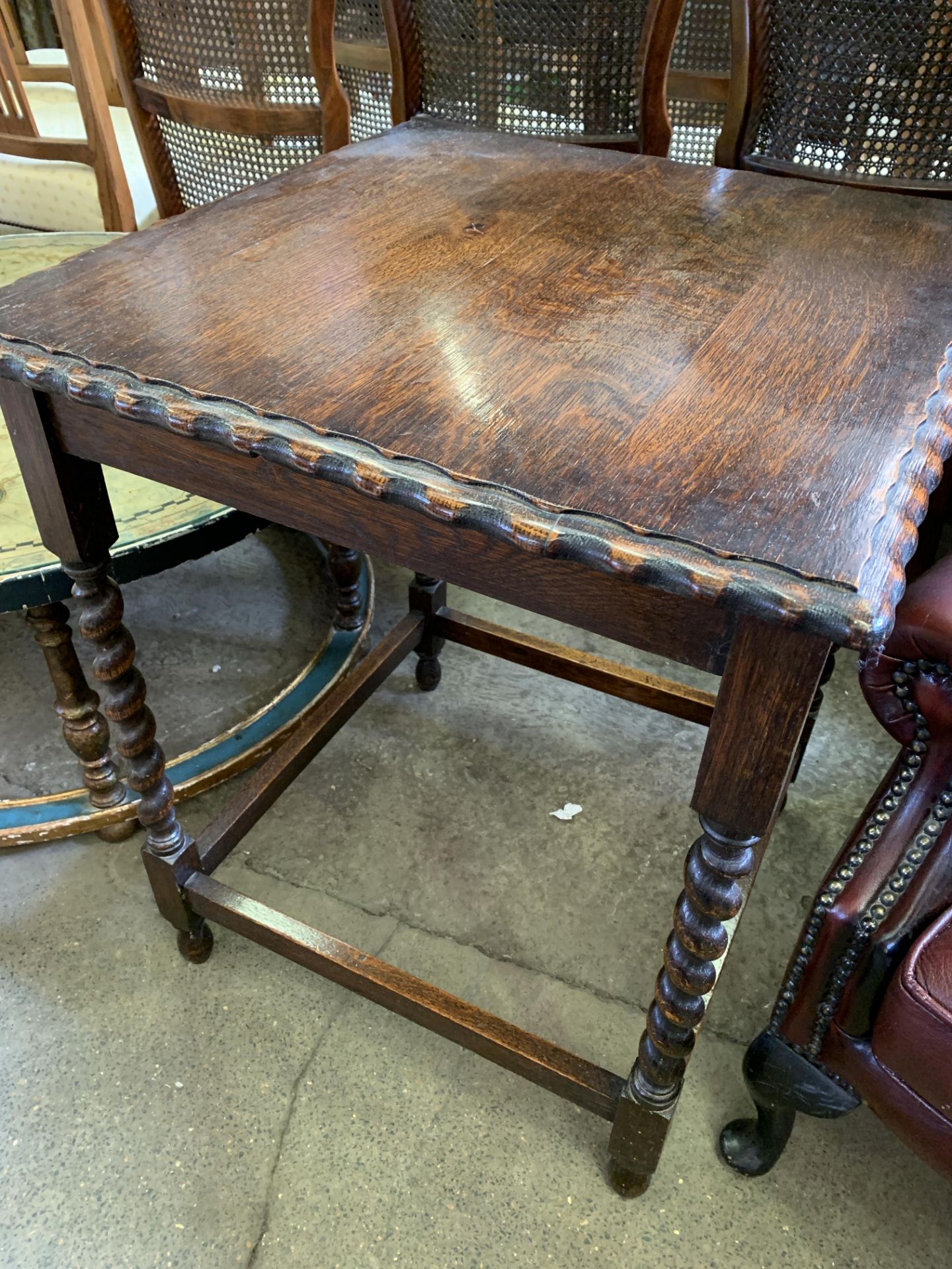 Oak occasional table