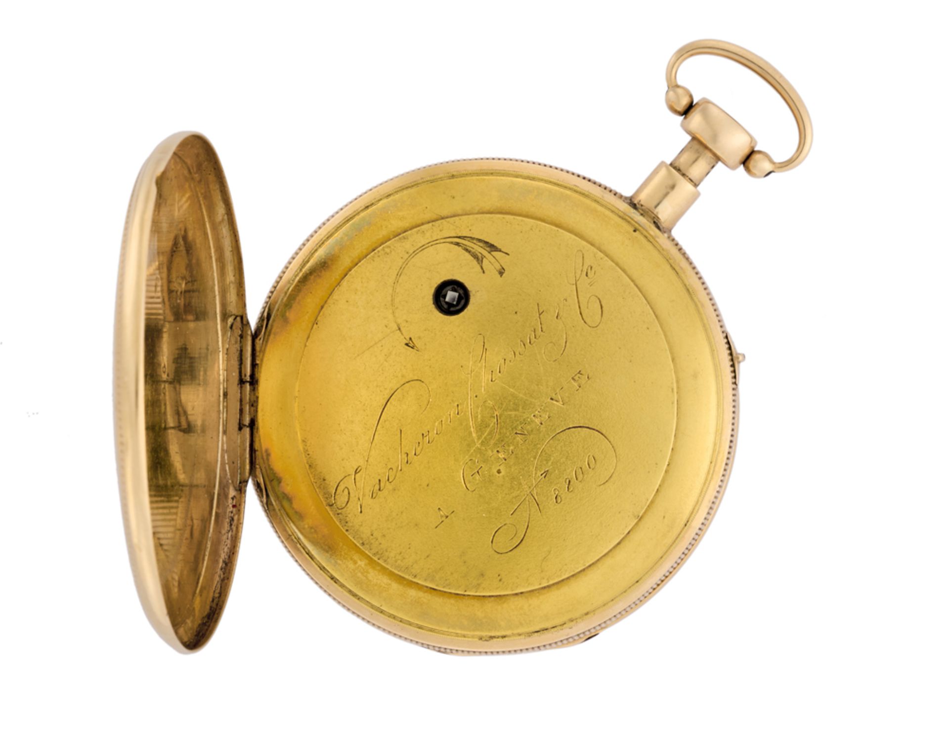 VACHERON CHOSSAT C.IEGent's 18K gold pocket watch19th centuryCase and movement signedKey-wind - Image 2 of 2