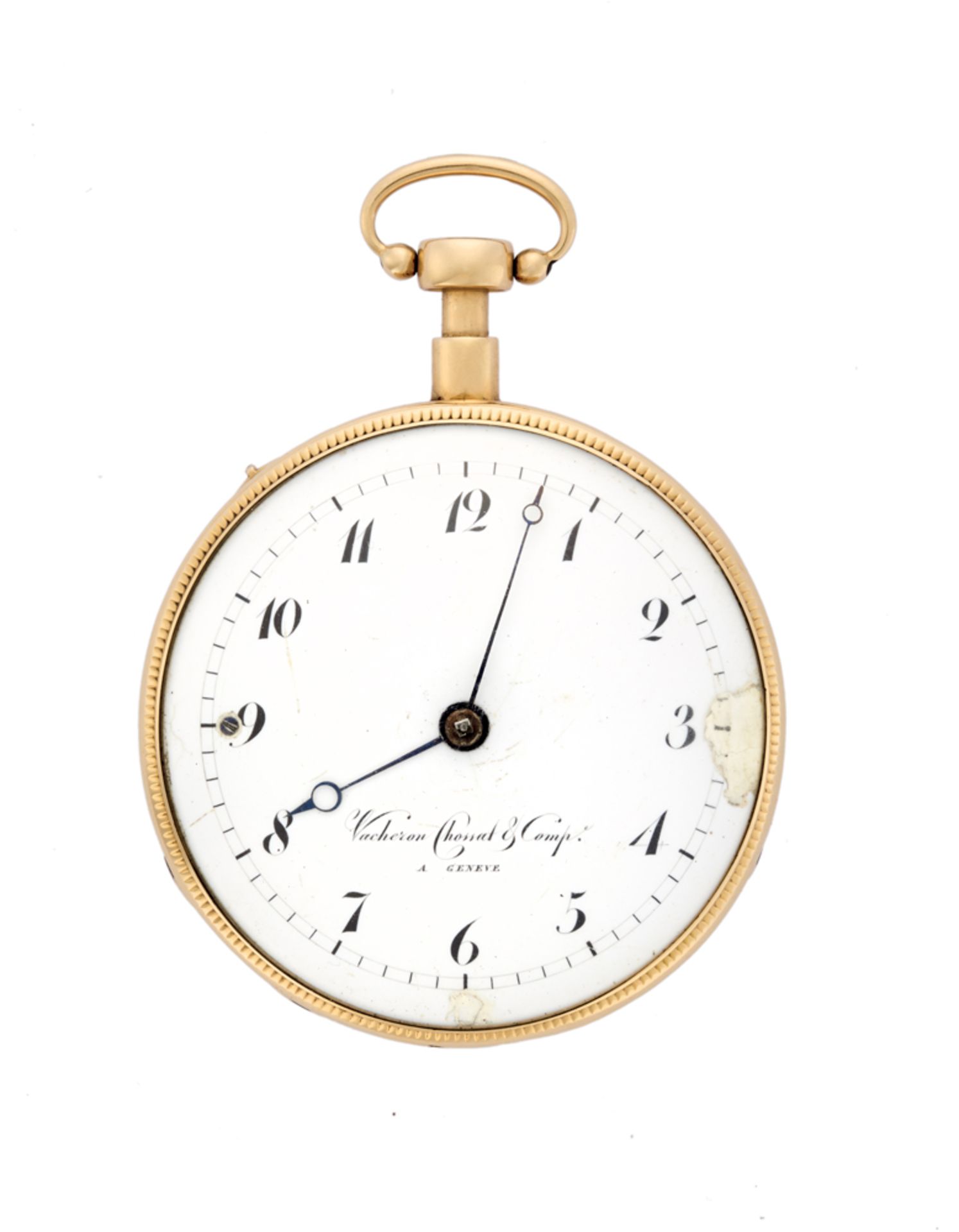 VACHERON CHOSSAT C.IEGent's 18K gold pocket watch19th centuryCase and movement signedKey-wind