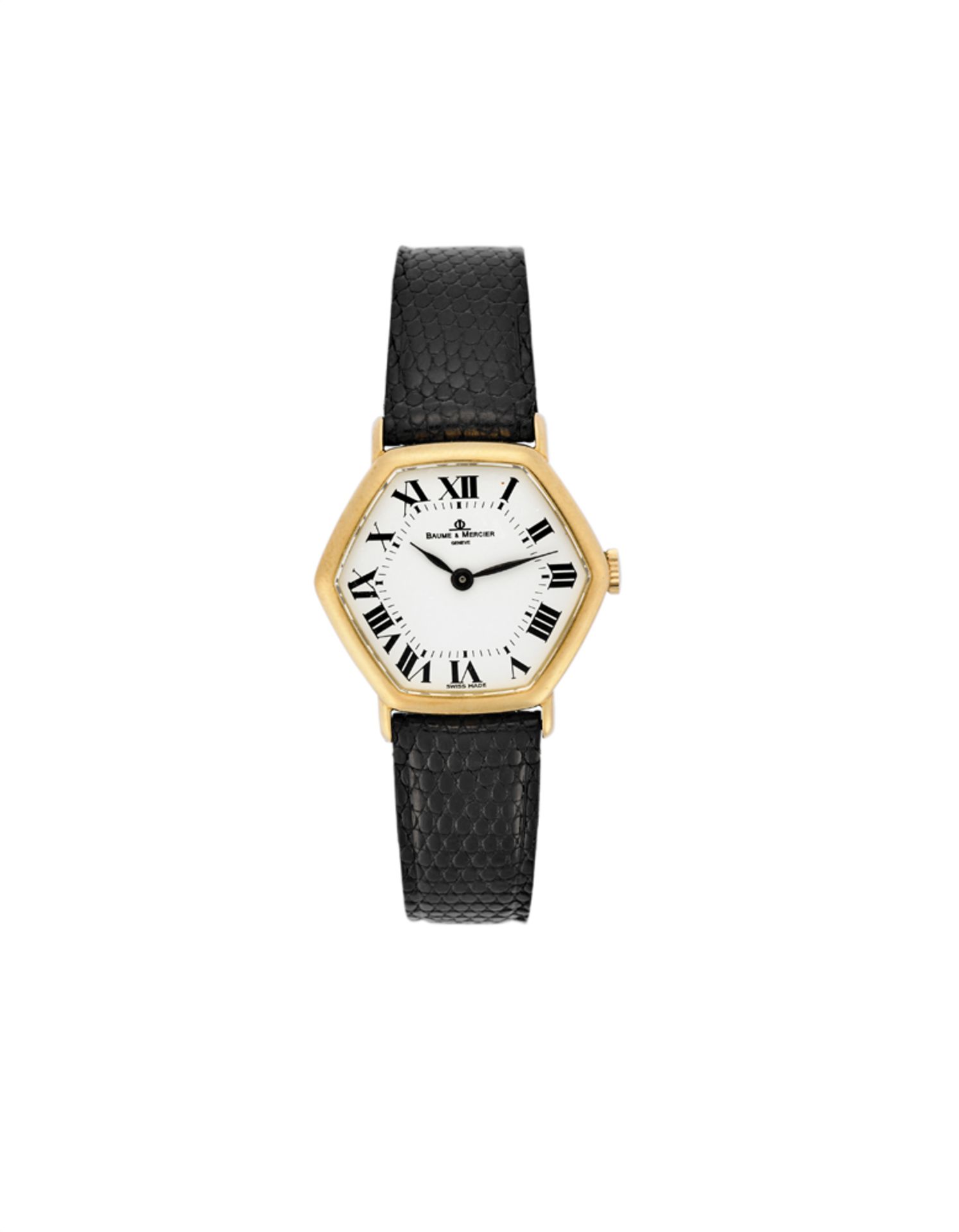 BAUME & MERCIERLady's 18K gold wristwatch1970sDial, movement and case signedManual-wind