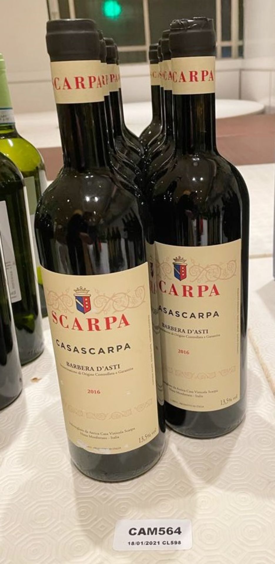 8 x Bottles Of SCARDA BARBERA D'ASTI - 2016 - 75cl - New/Unopened Restaurant Stock - Ref: CAM564