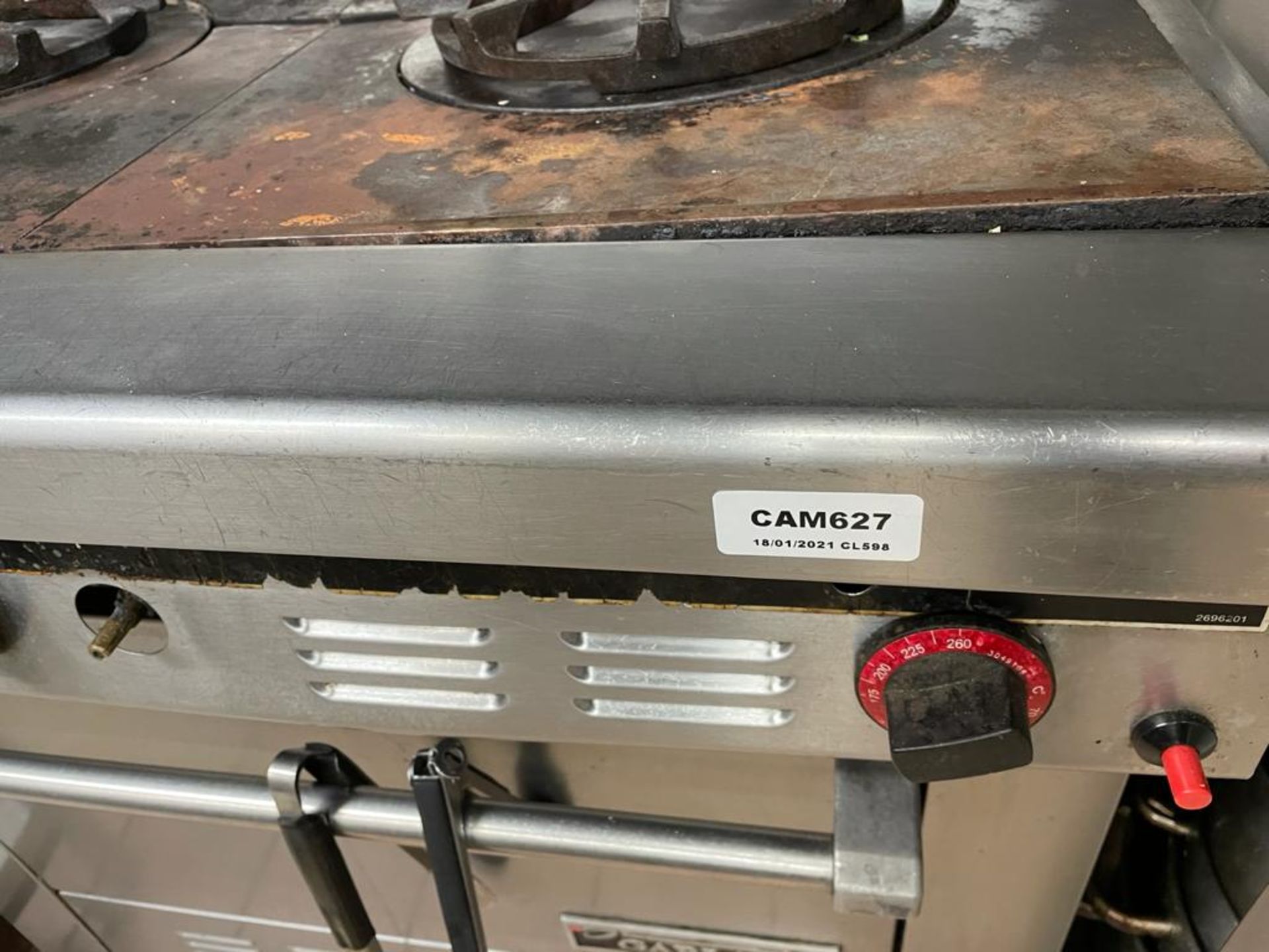 1 x GARLAND Commercial Gas Oven With Double Griddle Hob - Ref: CAM627 - CL612 - Location: London - Image 3 of 7