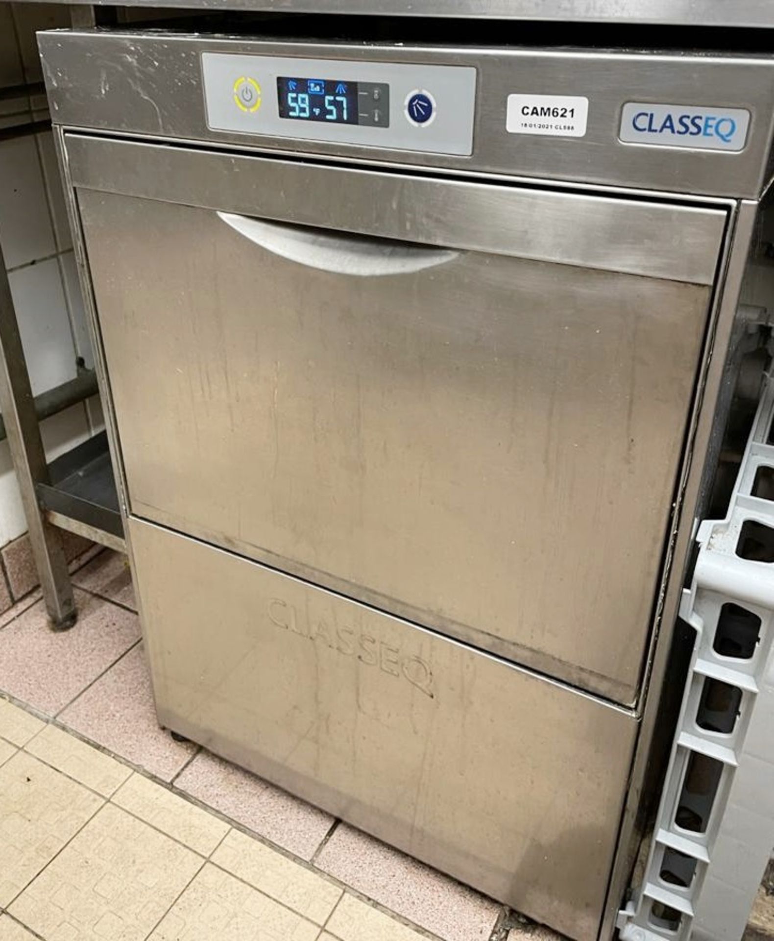 1 x CLASS EQ D500 DUO Commercial Undercounter Dishwasher - Ref: CAM621 - Location: London SW1P