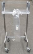 1 x Stainless Steel Commercial Bread Bagging Station - Dimensions: H120 x W60 x D60cm - Very