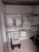 1 x 4-Tier Commercial Kitchen Shelving Unit - Recently Removed From A Leading Patisserie In London -