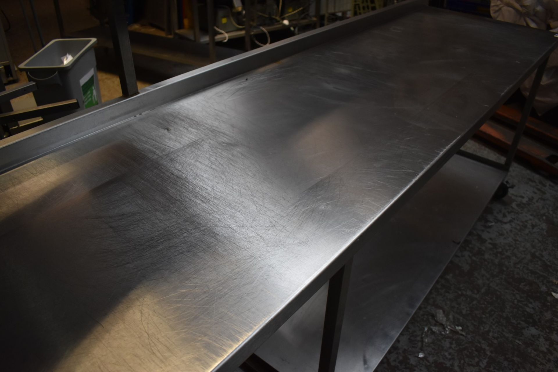 1 x Stainless Steel Donut Jamming Bench - H87/167 x W300 x D70 cms - Recently Removed From Major - Image 4 of 6