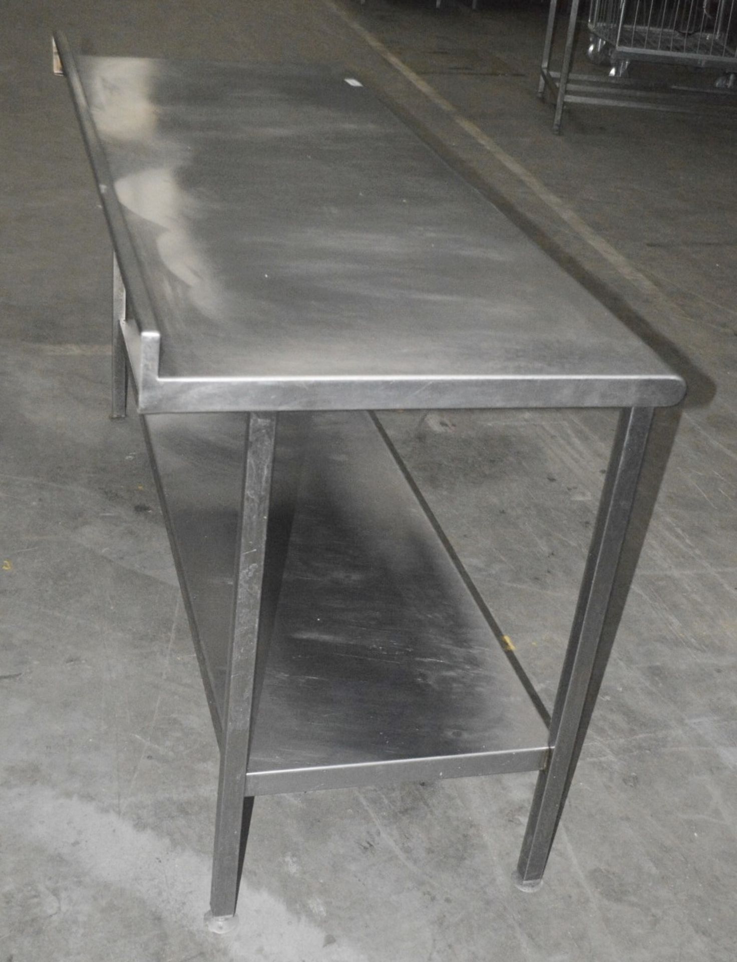 1 x Stainless Steel Commercial Kitchen Prep Counter With Drawer - Dimensions: H92 x W170 x D65cm - - Image 2 of 3