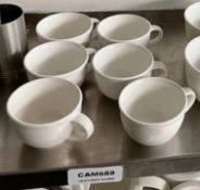 6 x VILLEROY & BOCH Premium Porcelain Fine Dining Restaurant Small Espresso Cups - Ref: CAM688 -