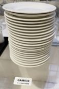 20 x VILLEROY & BOCH Premium Porcelain Fine Dining Restaurant 28.5cm Round Main Course Plates - Ref: