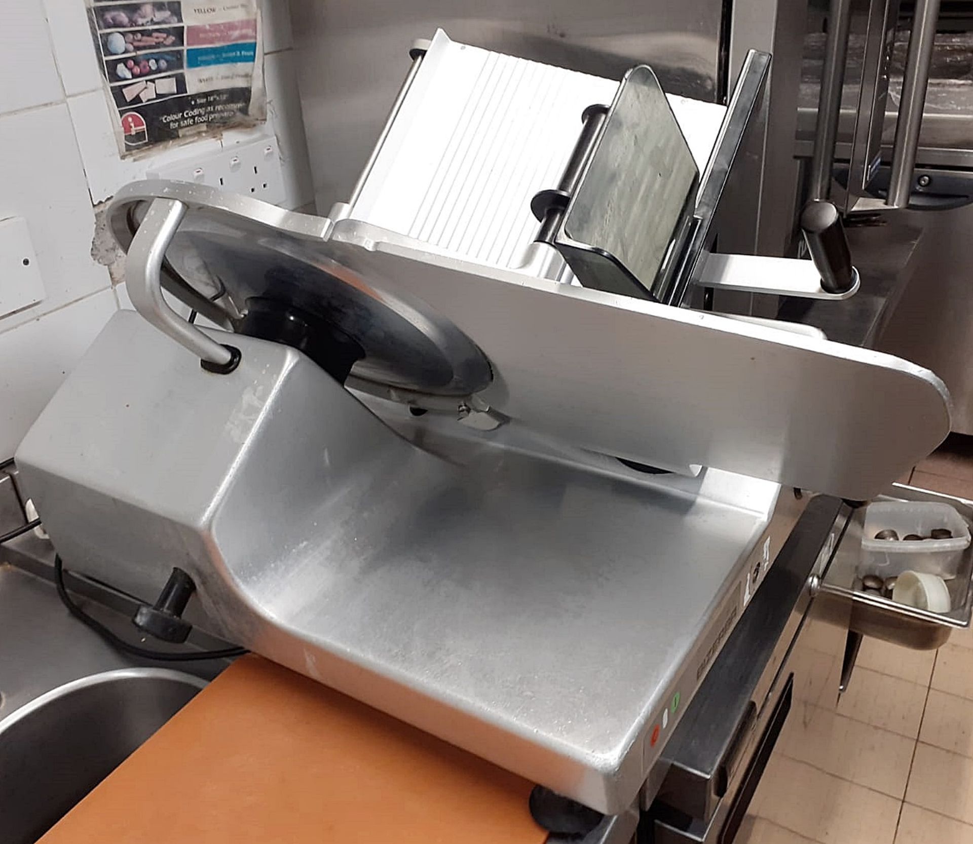 1 x BIZERBA SE12 Commercial Meat Slicer - Ref: CAM615 - CL612 - Location: London SW1P