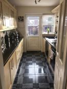 1 x Bespoke Shaker-Style Fitted Kitchen With Granite Worktops And Black Silgranite Sit On Sink