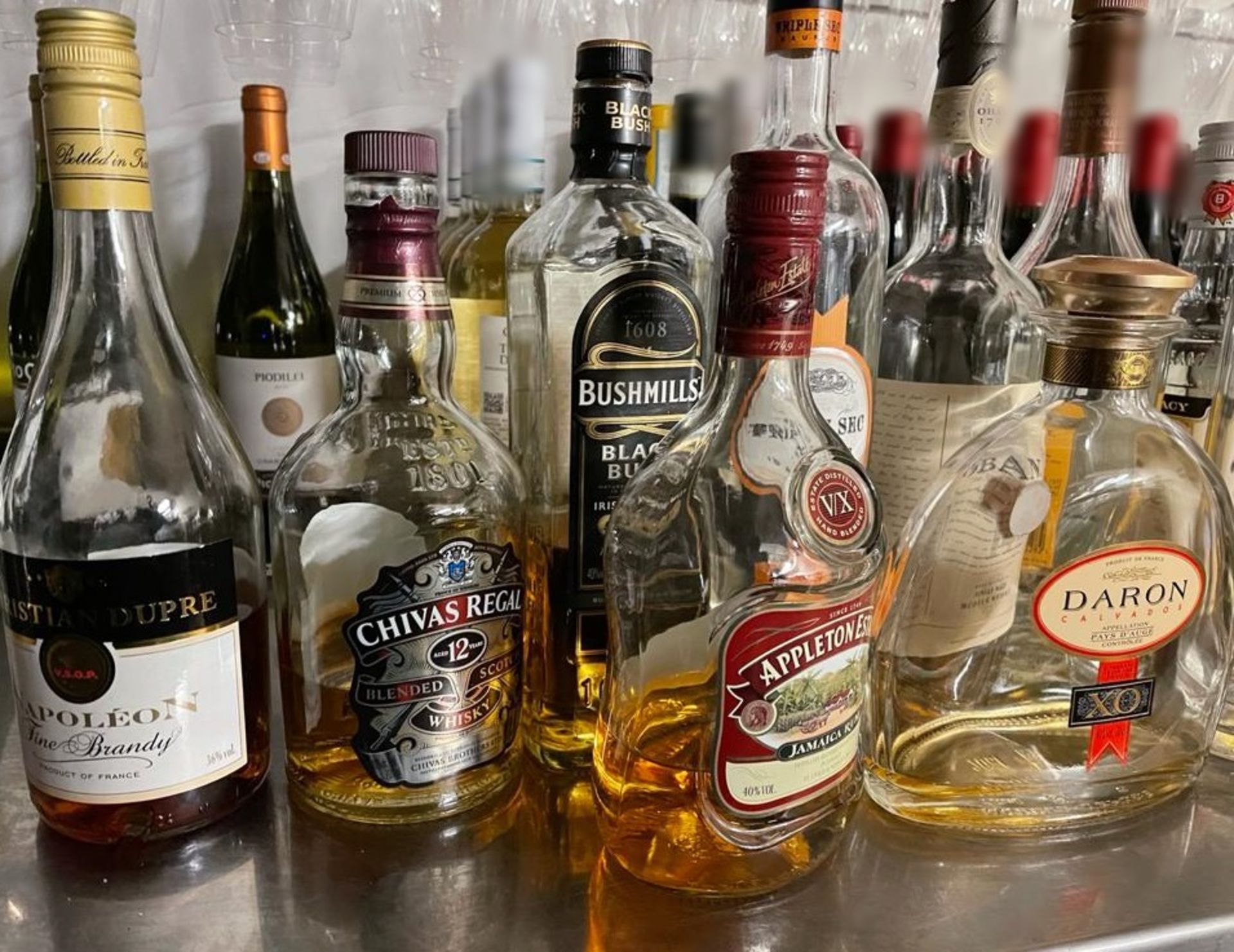 25 x Assorted Bottles Of Open Spirits And Liquers - Selection As Shown - Restaurant Stock - Ref: - Image 3 of 5