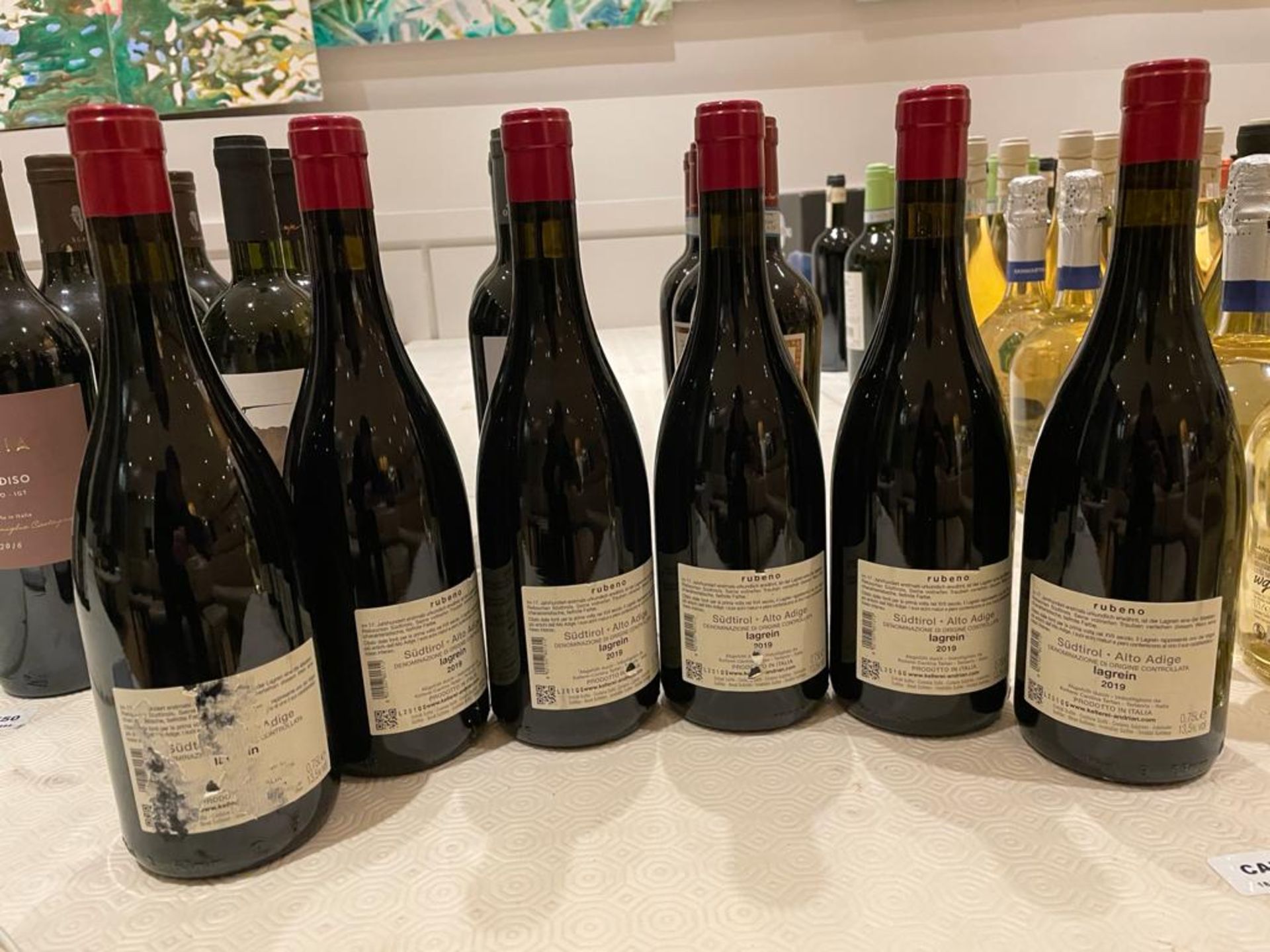 6 x Bottles Of RUBENO LAGRIEN - New/Unopened Restaurant Stock - 2019 - 0.75l - Ref: CAM553 - CL612 - Image 3 of 3
