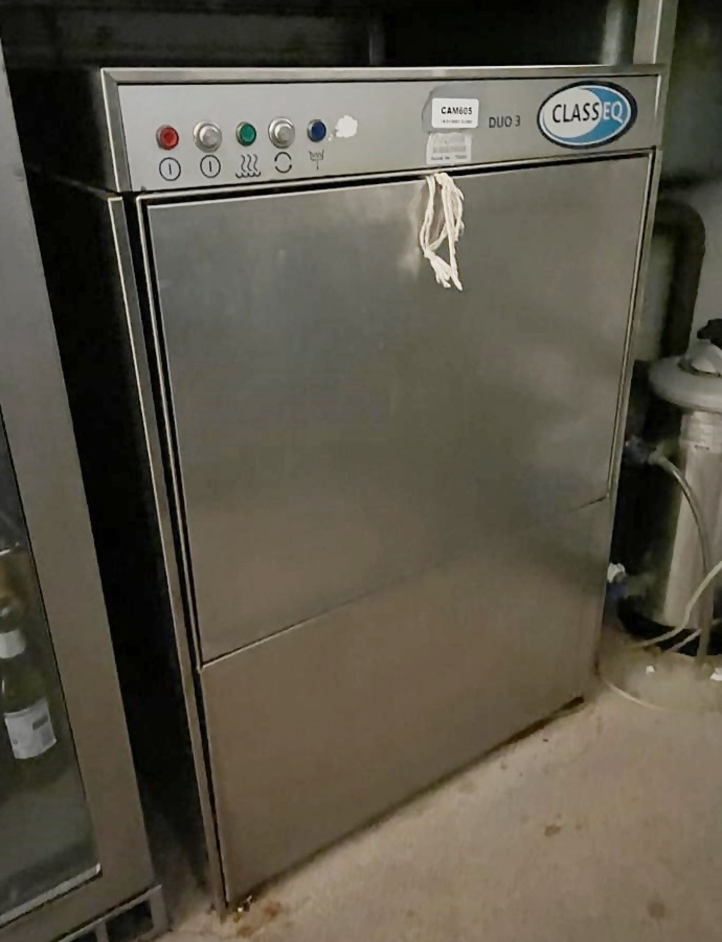 1 x CLASS EQ DUO3 Commercial Cup Washer - Ref: CAM605 - CL612 - Location: London SW1PThis item is to
