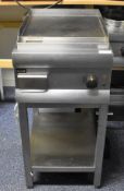 1 x Lincat GS4/C Silverlink 600 Electric Solid Top Griddle With Stand - 240v - Removed From