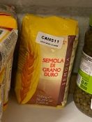 1 x Large 1kg Catering Pack Of Semola - Ref: CAM511 - CL612 - Location: London SW1P