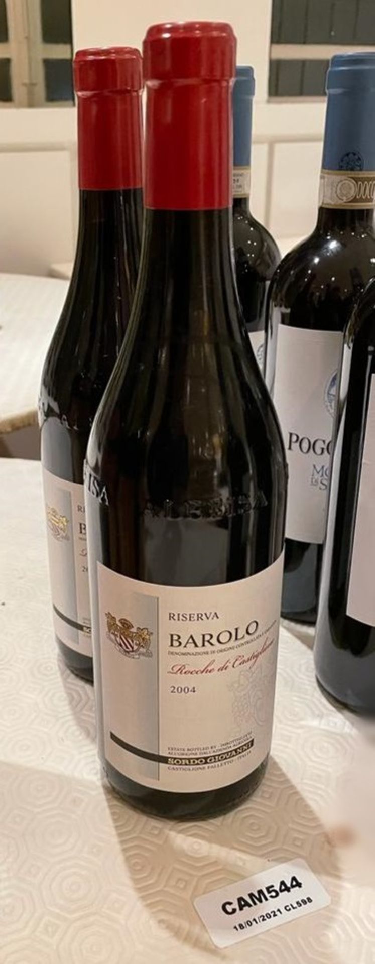 2 x Bottles Of SORDO BAROLO - 2004 - 75cl - New/Unopened Restaurant Stock - Ref: CAM544 - Image 2 of 3