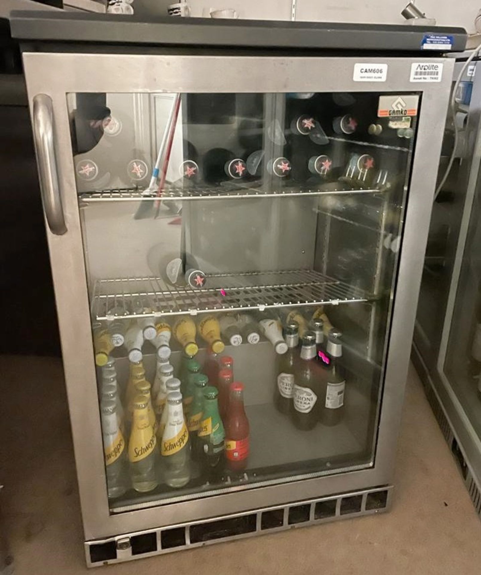 1 x GAMKO Bottle Fridge (Model R134A) - Ref: CAM606 - CL612 - Location: London SW1PThis item is to