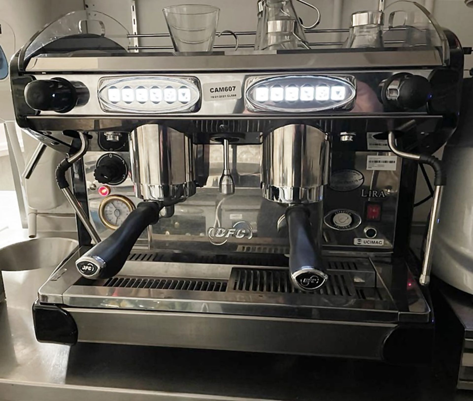 1 x BFC LIRA 2-Group Automatic Commercial Espresso Professional Coffee Machine - Ref: CAM607 - CL612
