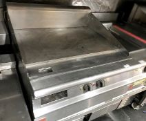 1 x Falcon Countertop 3-Phase Griddle With Solid Top - H44 x 80 x 80 cms - CL554 - Ref IM213 - Locat