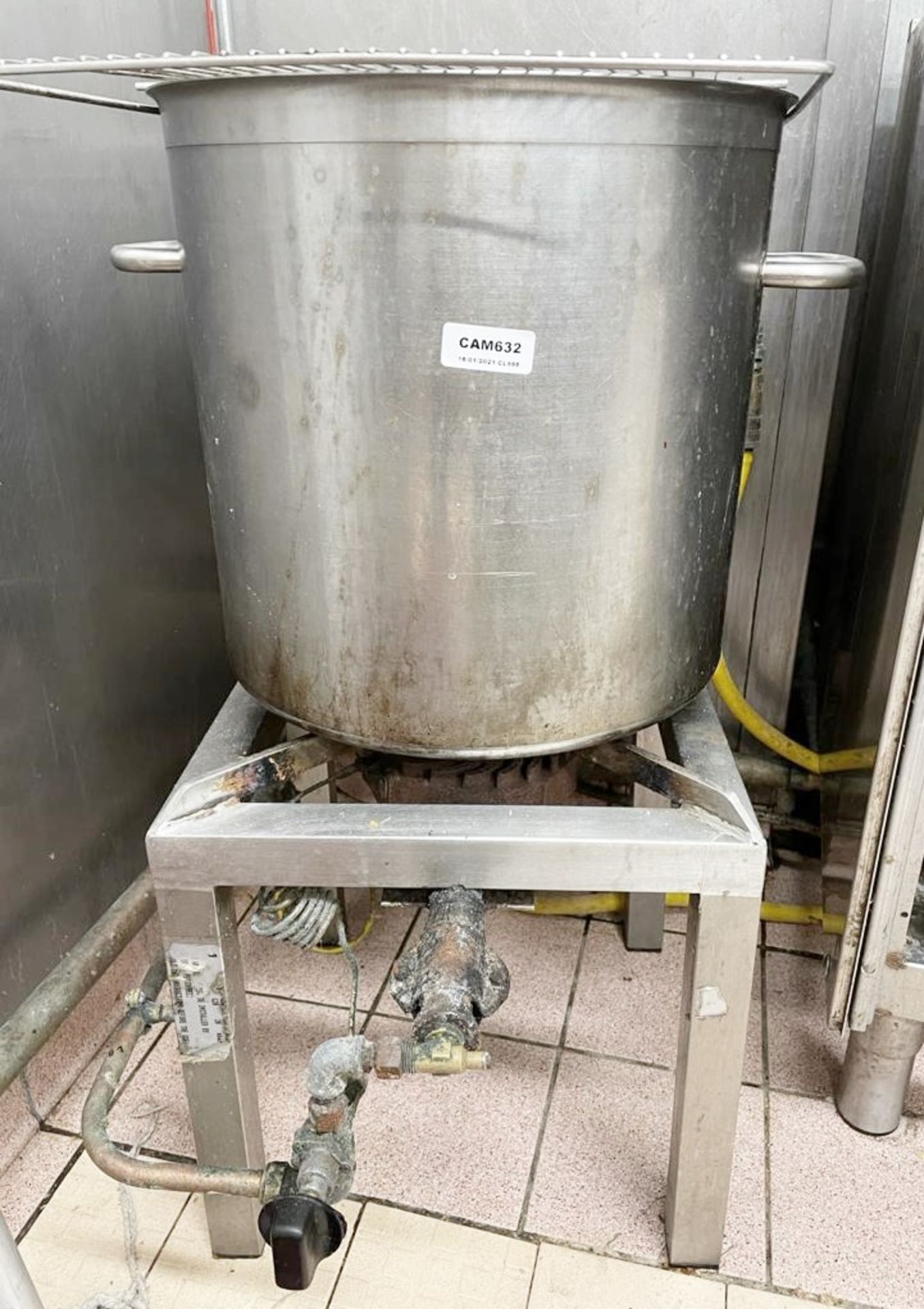 1 x Commercial Gas-powered Pasta / Rice Boiler - Ref: CAM632 - CL612 - Location: London SW1PThis