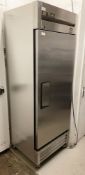 1 x TRUE Commercial Upright Single Door Freezer (Model: T-19FZ) - Lockable, Supplied With Key