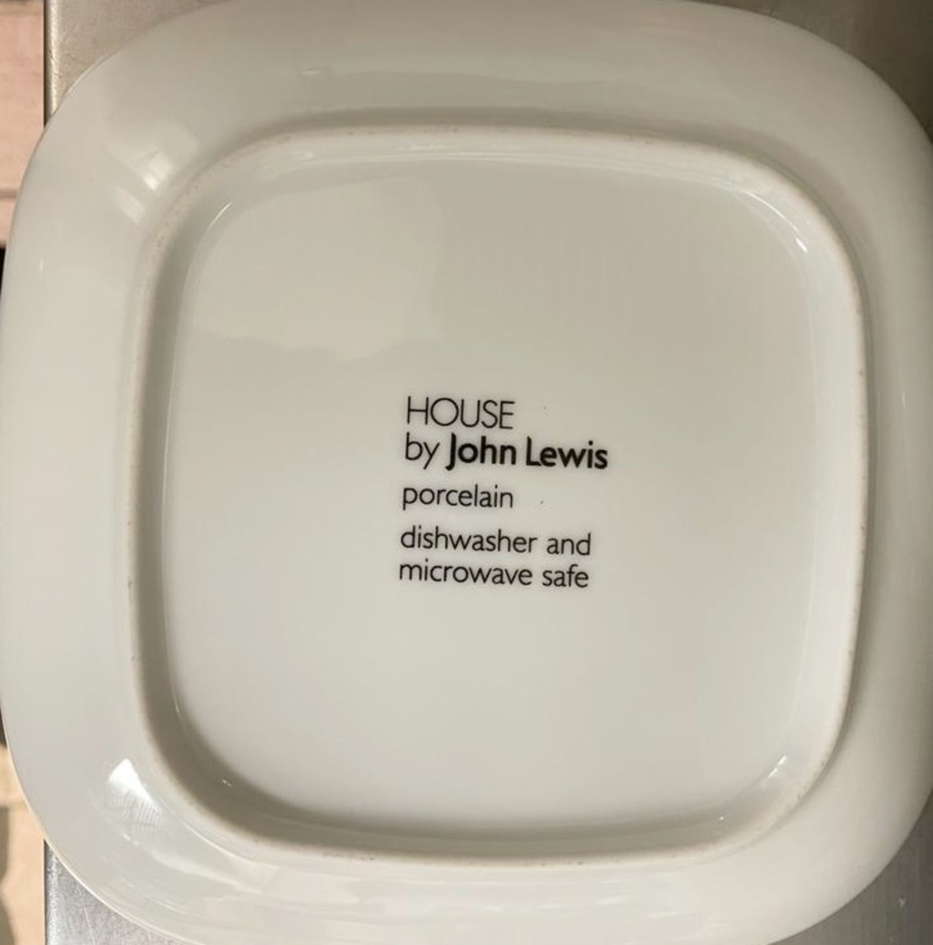 11 x John Lewis 16cm Square Porcelain Fine Dining Side Plates - Ref: CAM666 - CL612 - Location: - Image 2 of 4