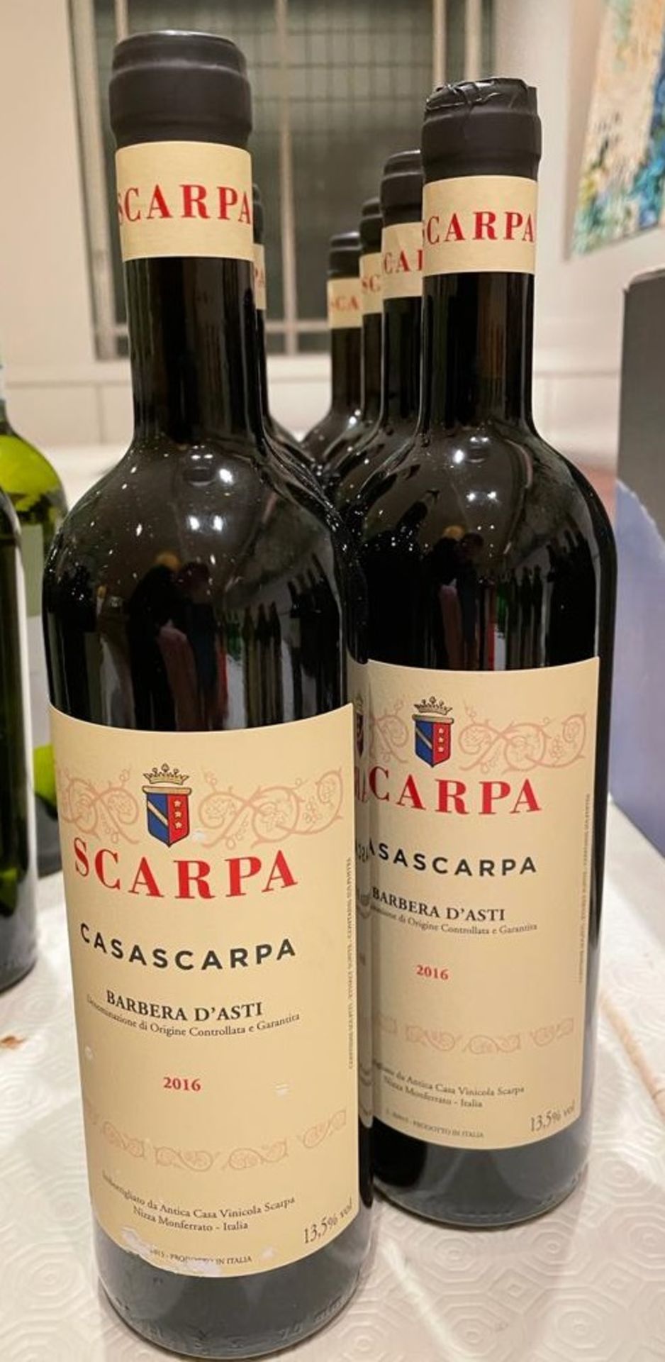 8 x Bottles Of SCARDA BARBERA D'ASTI - 2016 - 75cl - New/Unopened Restaurant Stock - Ref: CAM564 - Image 2 of 2