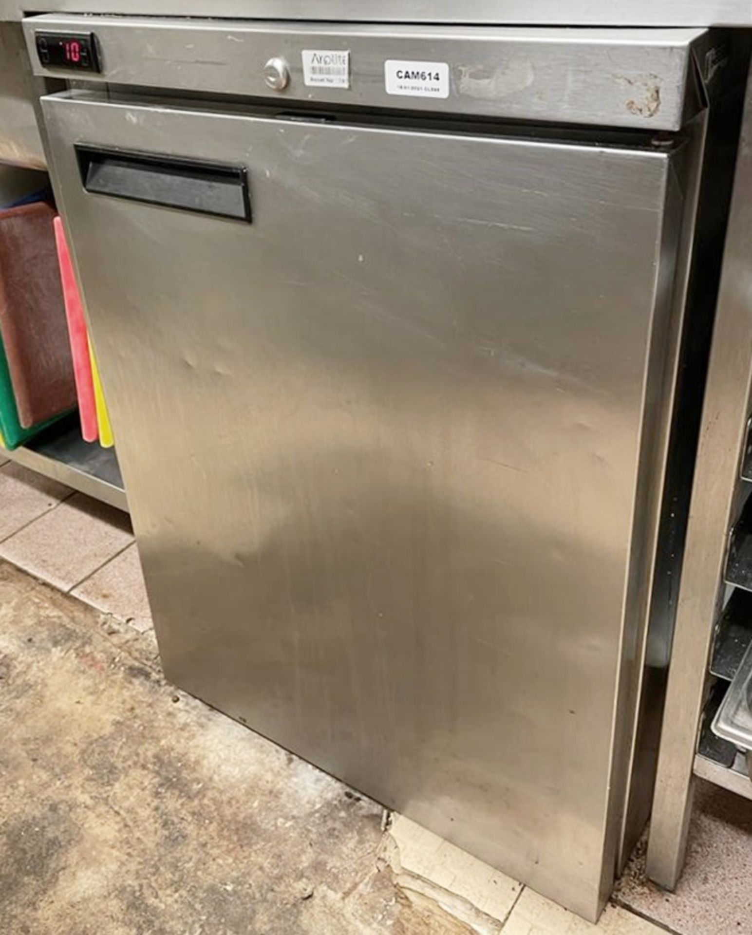 1 x WILLIAMS Stainless Steel Commercial Fridge (Model: HP5CS SS) - Ref: CAM614 - CL612 - Location: