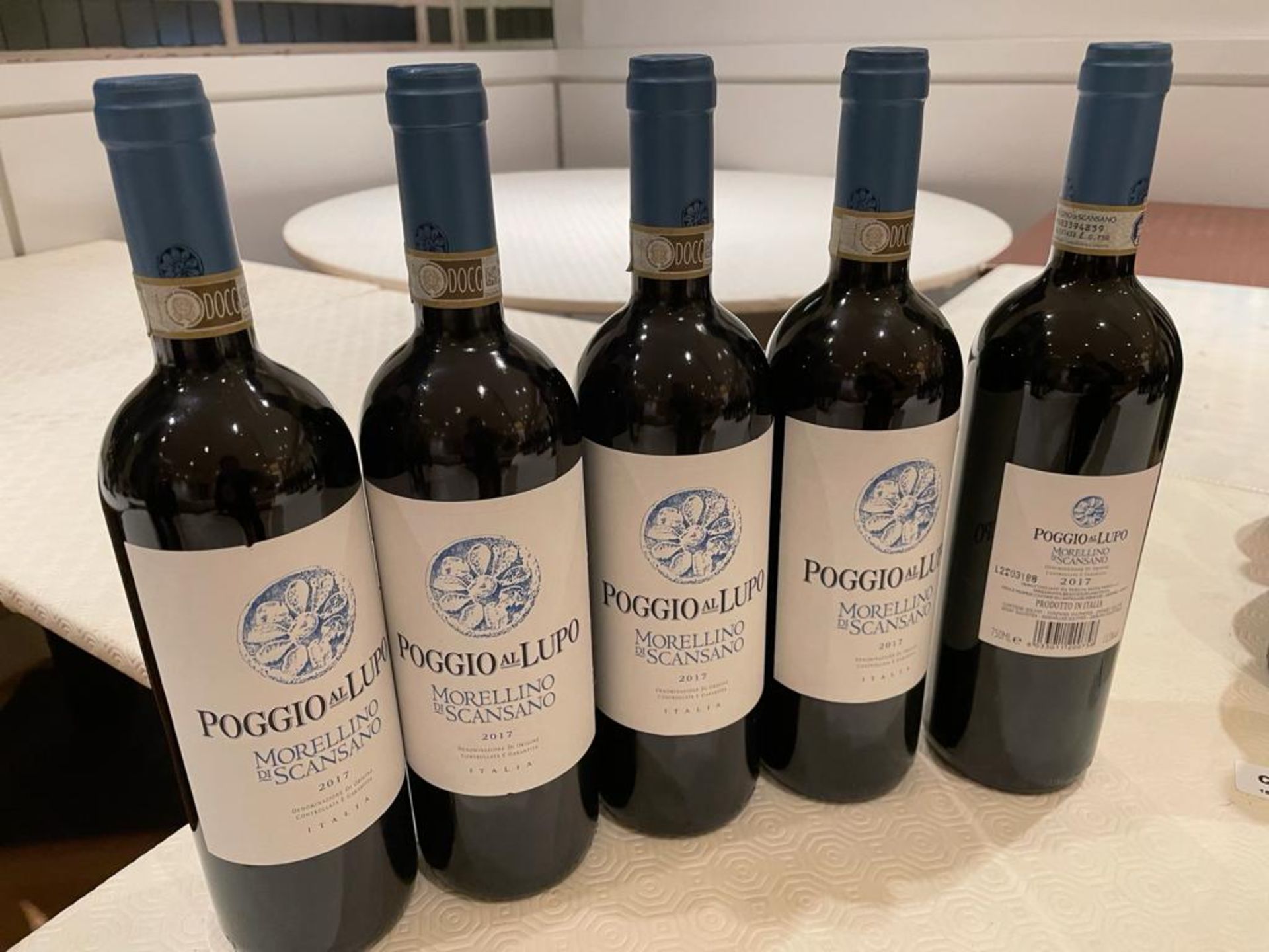 5 x Bottles Of POGGIA AL LUPO MORELLINO D'SCARISANO - 2017 - 750ml - New/Unopened Restaurant Stock