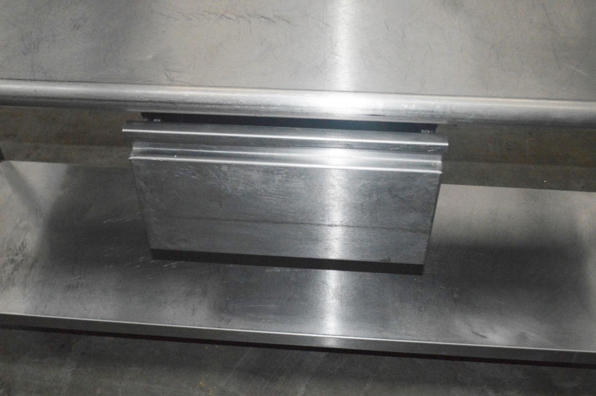 1 x Stainless Steel Commercial Kitchen Prep Counter With Drawer - Dimensions: H92 x W170 x D65cm - - Image 3 of 3