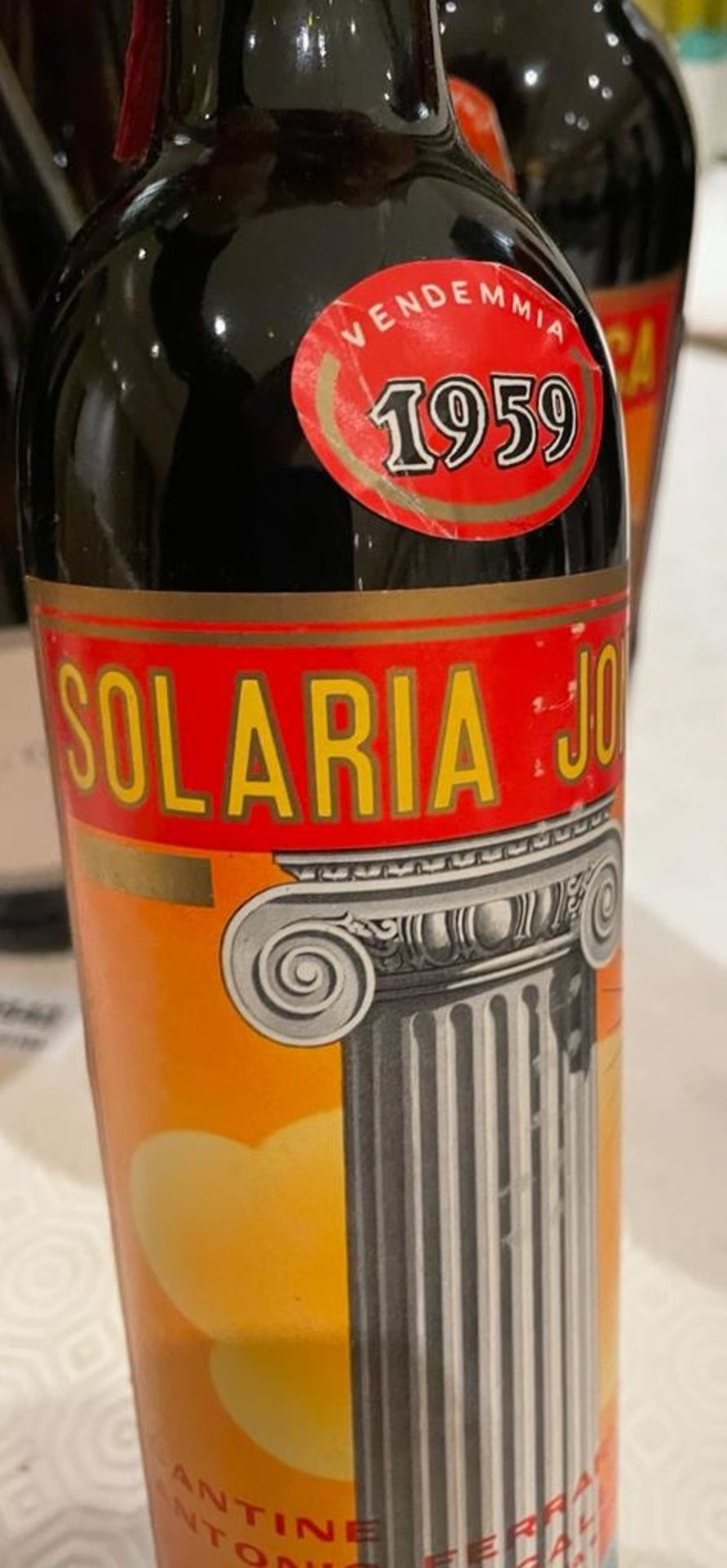 2 x Bottles Of SOLARIA JONICA CALLANTE VENDEMMIA 1959 PIEMONTE - 75cl New/Unopened Restaurant Stock - Image 2 of 4