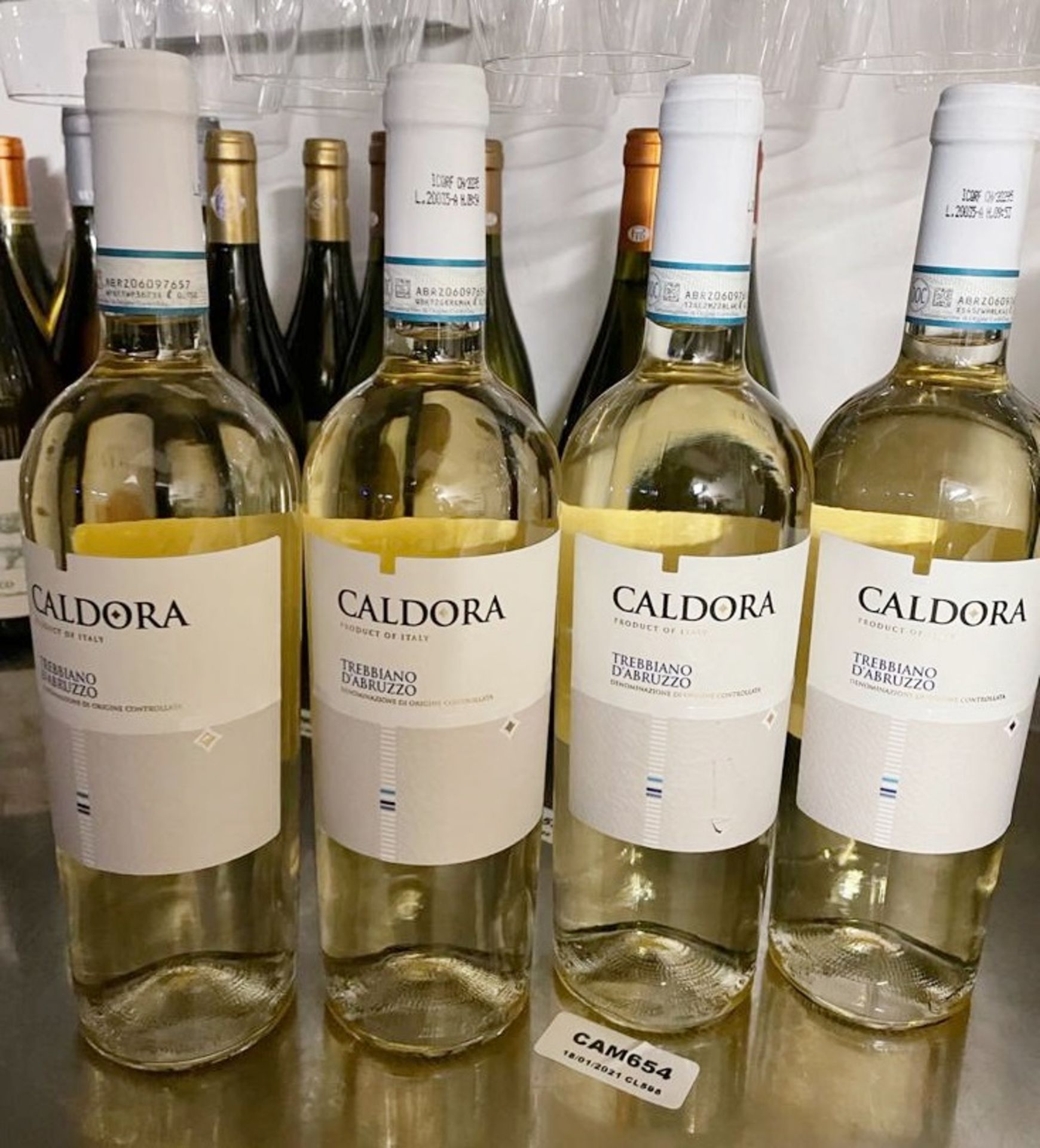 4 x Bottles Of CALDORA TREBBIANO D'ABRUZZO - 2019 - 750ml - New/Unopened Restaurant Stock