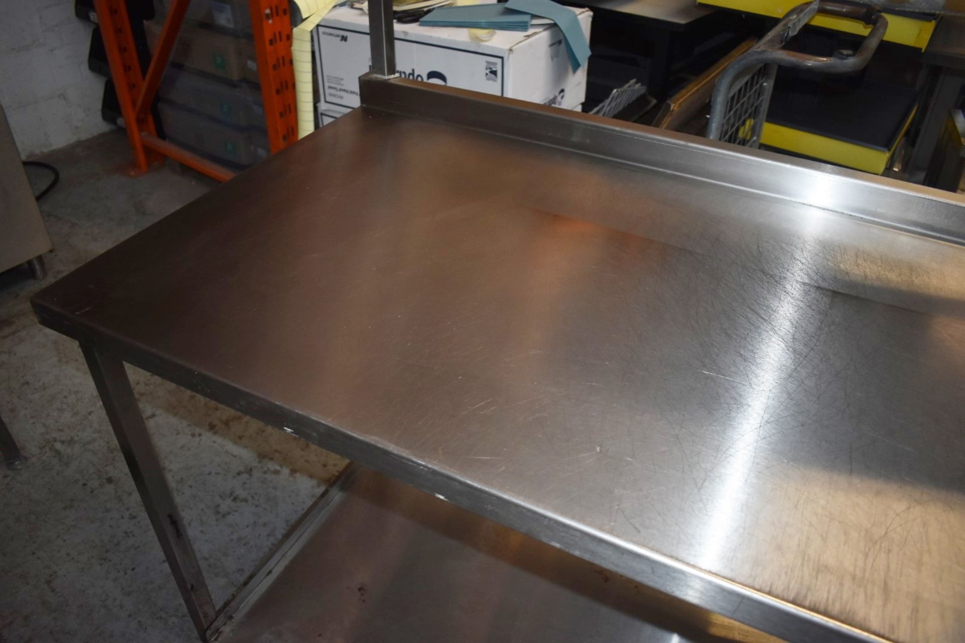 1 x Stainless Steel Donut Jamming Bench - H87/167 x W300 x D70 cms - Recently Removed From Major - Image 3 of 6