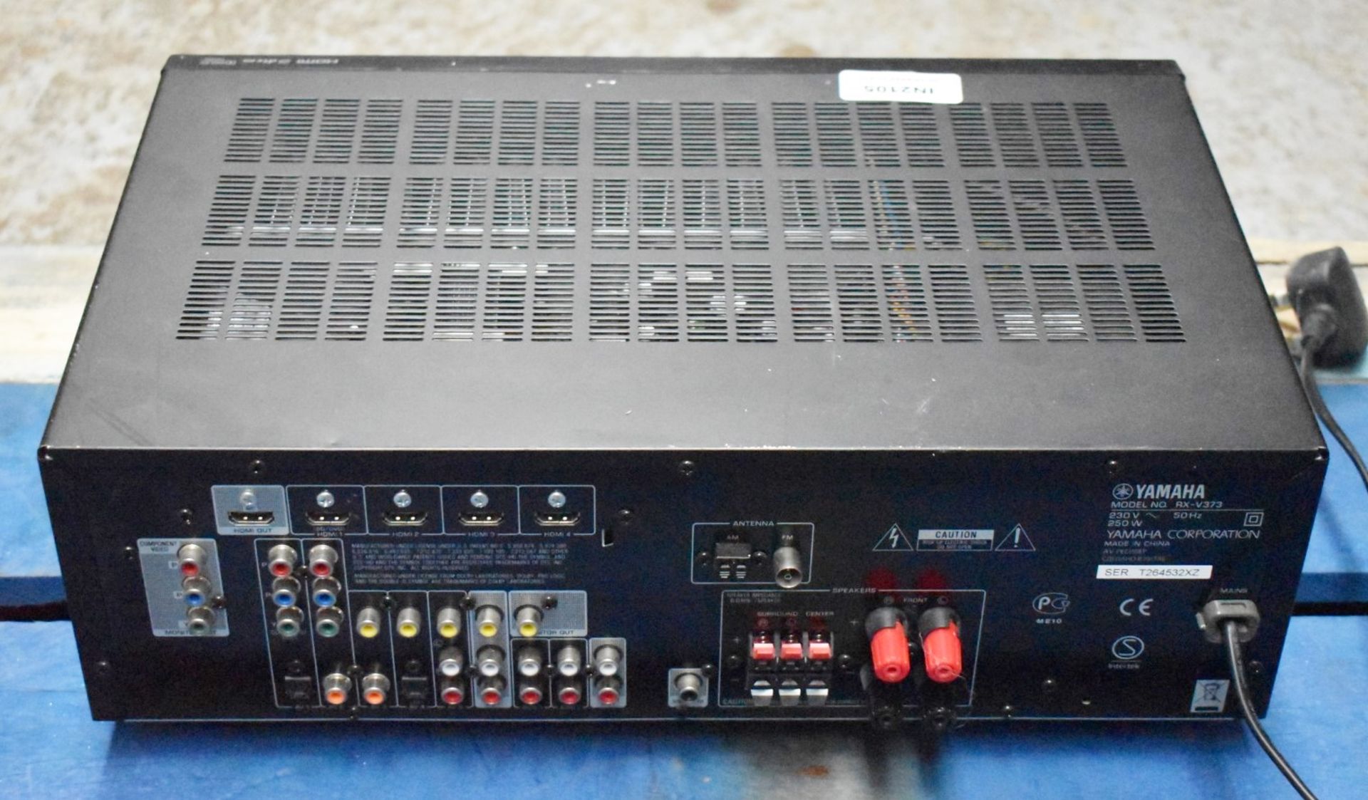 1 x Yamaha RX-V373 Natural Sound AV Receiver - DSP Cinema Amp - Ref: In2105 Pal1 WH1 - CL546 - - Image 5 of 6