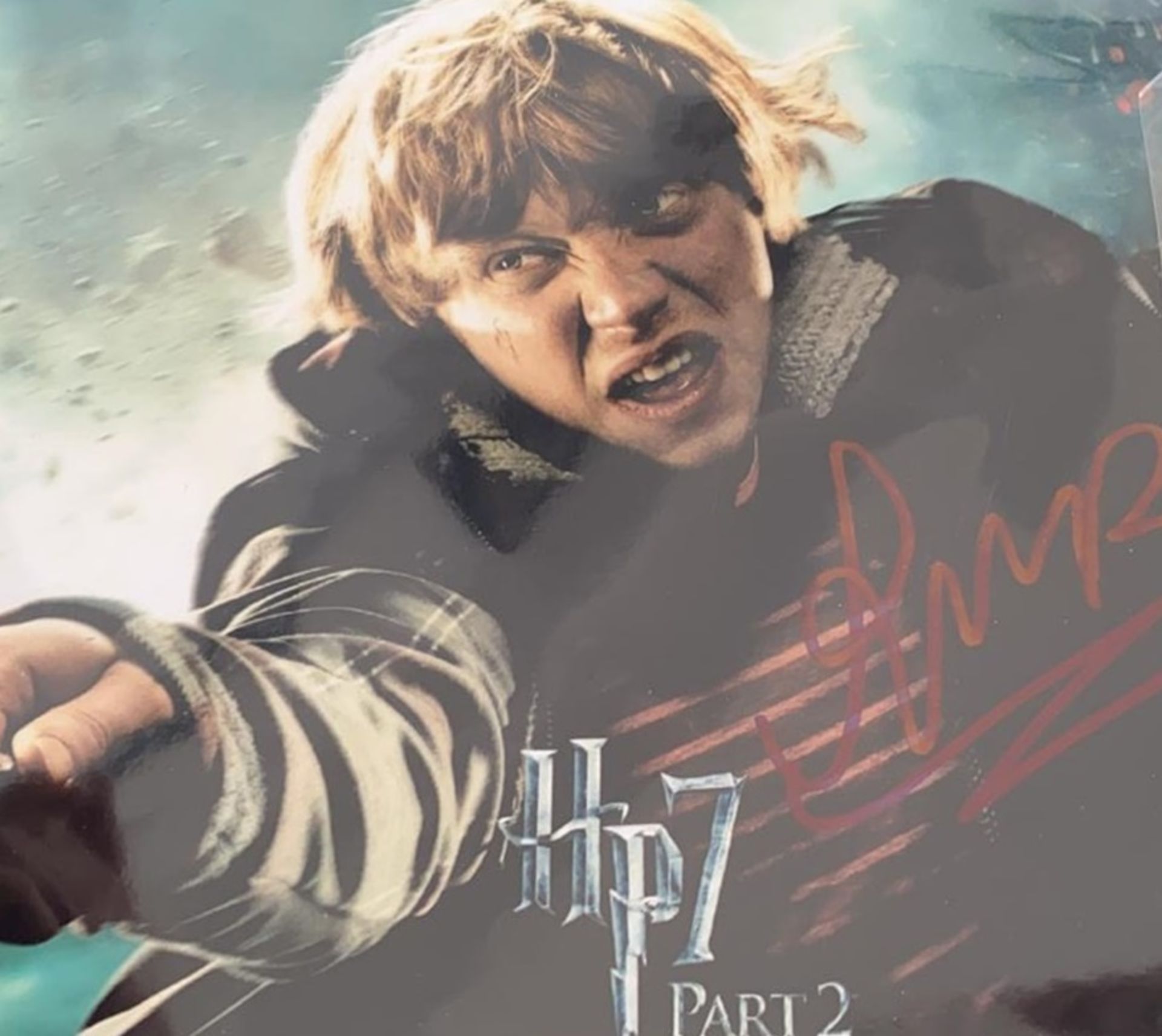 1 x Signed Autograph Picture - HARRY POTTER RUPERT GRINT - With COA - Size 12 x 8 Inch - CL590 -