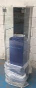 1 x Glass Display Cabinet - Used in Very Good Condition- Product Code: N/A - CL538 - Ref: PL213 -