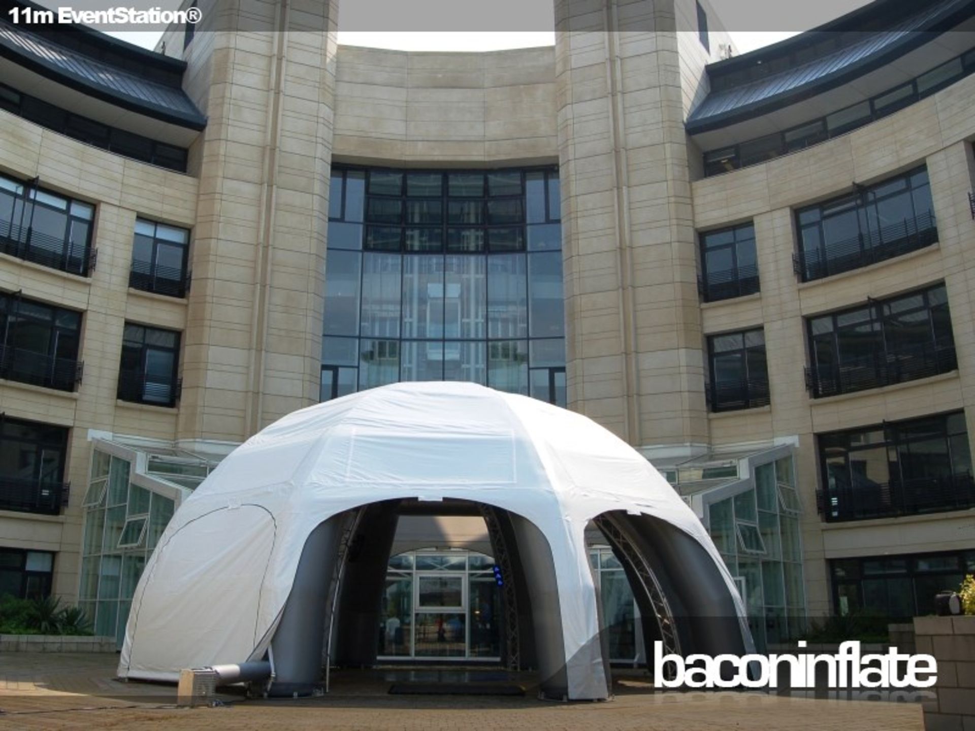 11m EventStation Leg Unit Inflatable Structure with Canopy (2 Bags) - CL573 - Location: Leicester