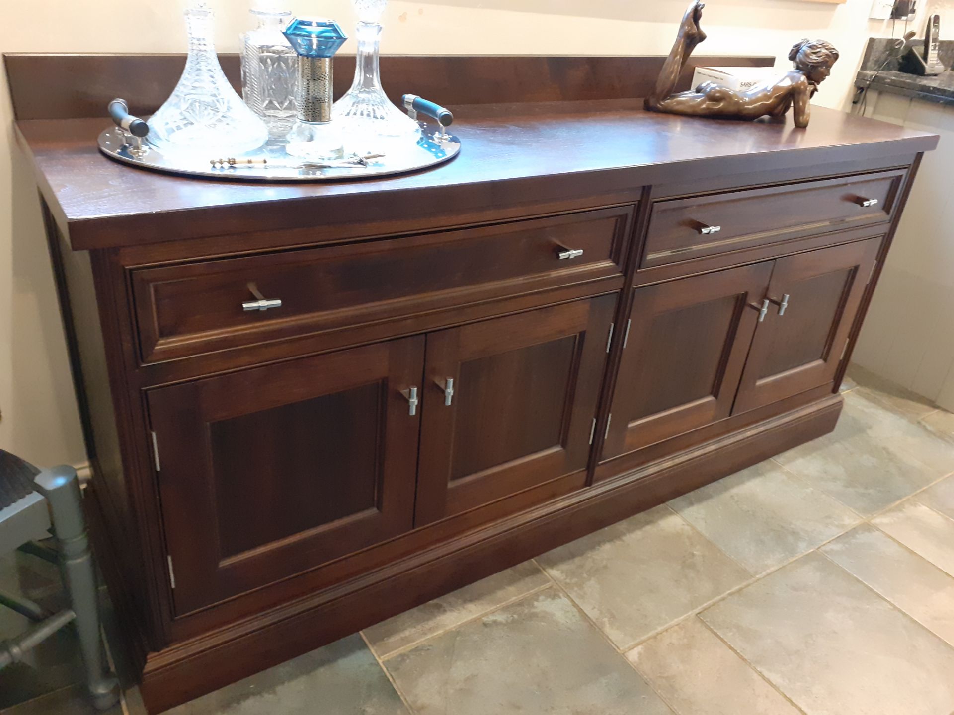 1 x Bespoke Solid Wood Painted Kitchen Beautifully Appointed With Granite Worktops, Central Island - Image 4 of 75