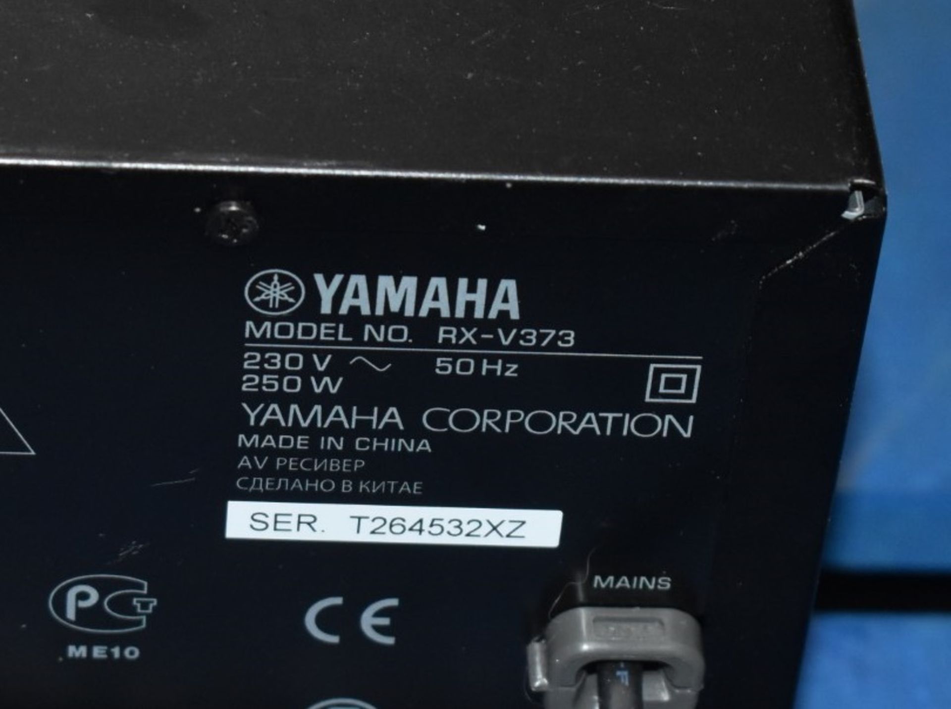 1 x Yamaha RX-V373 Natural Sound AV Receiver - DSP Cinema Amp - Ref: In2105 Pal1 WH1 - CL546 - - Image 6 of 6