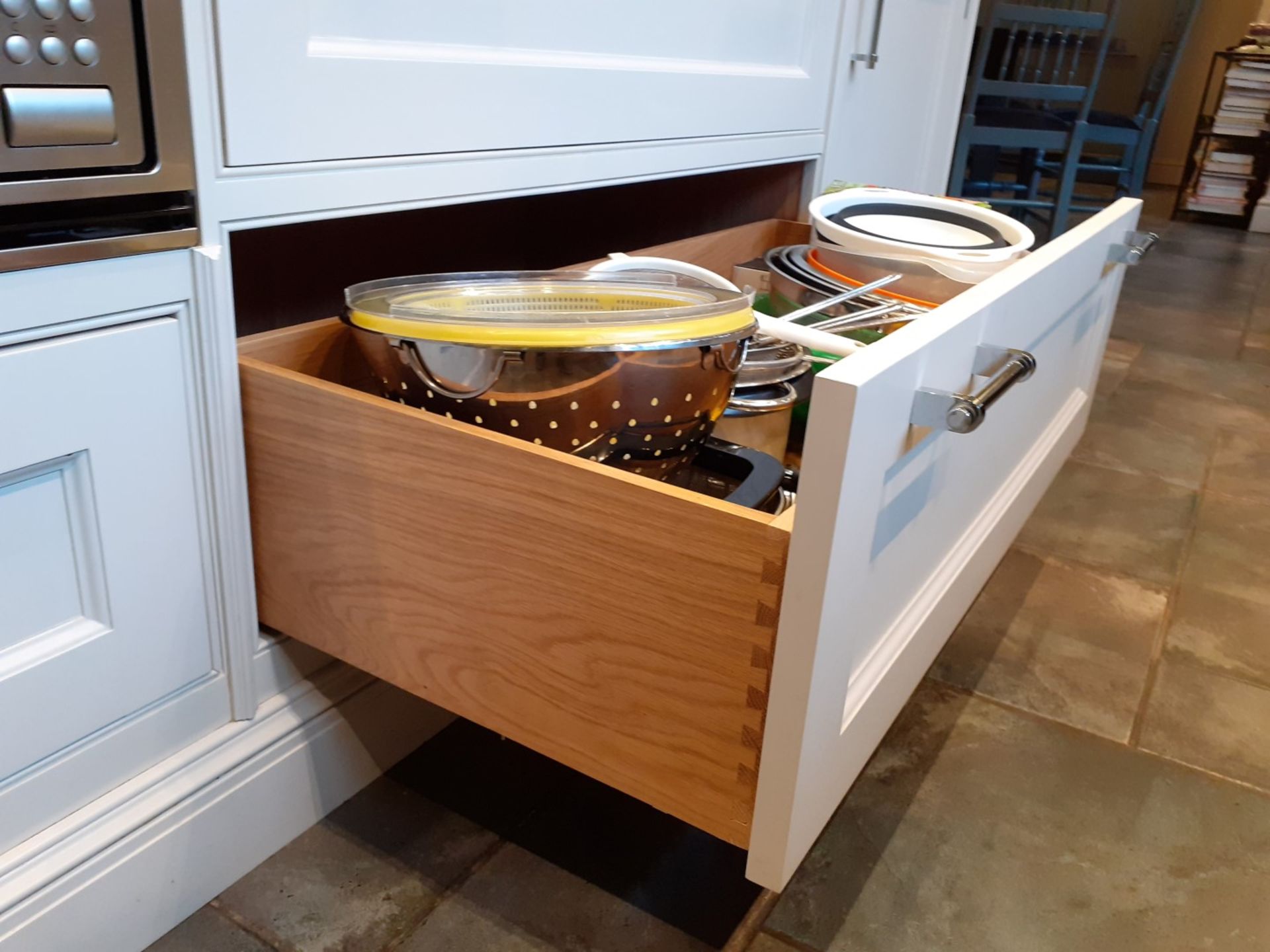 1 x Bespoke Solid Wood Painted Kitchen Beautifully Appointed With Granite Worktops, Central Island - Image 31 of 75